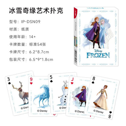 Disney Mickey Frozen Stitch Poker Lots-o'-Huggin' Bear Playing Cards Playing Cards Poker Indoor Family Entertainment Board Games
