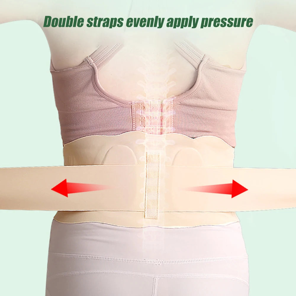 1pc New Thin Back Brace for Lower Back Pain Lumbar Support Belt for Men and Women, Waist Support for Lower Back Pain Relief