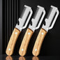2PC Set Kitchen Peeler Stainless Steel Vegetable Peeler Wooden Handle For Peeling And Slicing Fruits And Vegetables Kitchen Tool