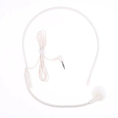 1Pc Wired 3.5mm Plug Guide Lecture Speech Headset Mic Portable Head-mounted Headset Microphone For Teaching Meeting