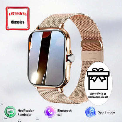 Classic New Smart Watch for Men Women Gift Full Touch Screen Sport Fitness Watch Bluetooth Call Digital Smartwatch Multifunction