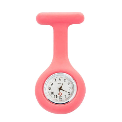 Pocket Watch Women's Digital Display Dial Clip-On Analog Clock Fob Nurse Brooch Pin Hang Pocket Electric Watch Fashion Watches