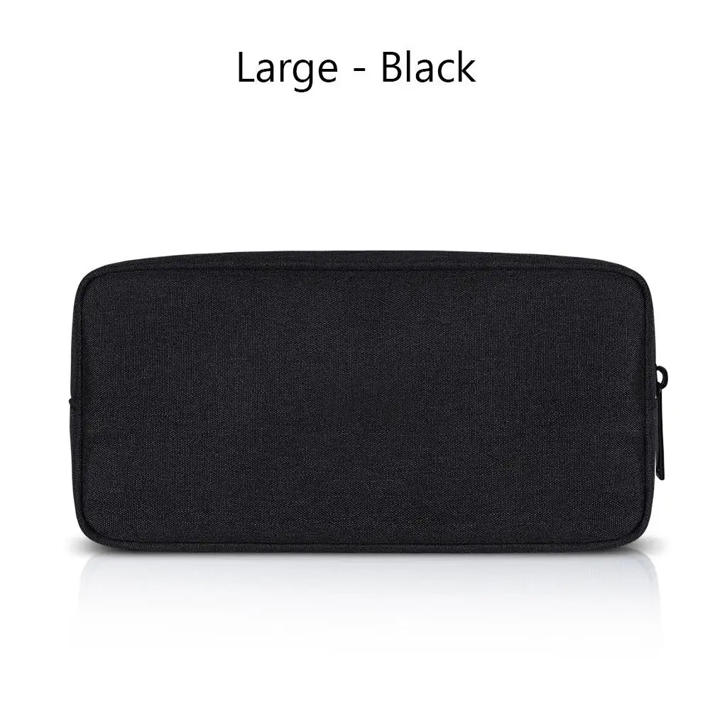 Digital Accessories Storage Bag Portable USB Cable Earphone Organizer Makeup Cover Travel Gadget Devices Pouch