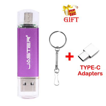 JASTER Nowe przenośne dyski flash USB Metalowy Pendrive z brelokiem Pamięć USB 64GB/32GB/16GB/8GB/4GB Pendrive U Di
