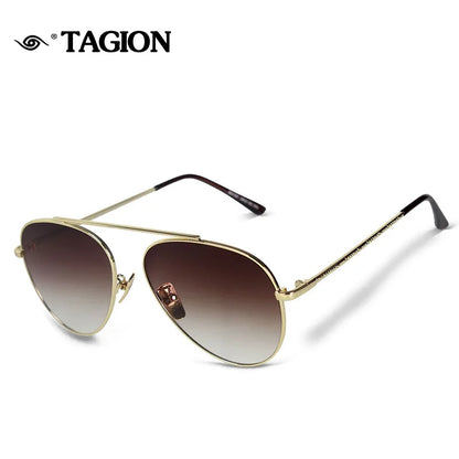 TAGION Brand New Men's Pilot Sunglasses Women Men Alloy Frame Fashion Sunglasses Driving Lenses Unisex Eyewear 2767
