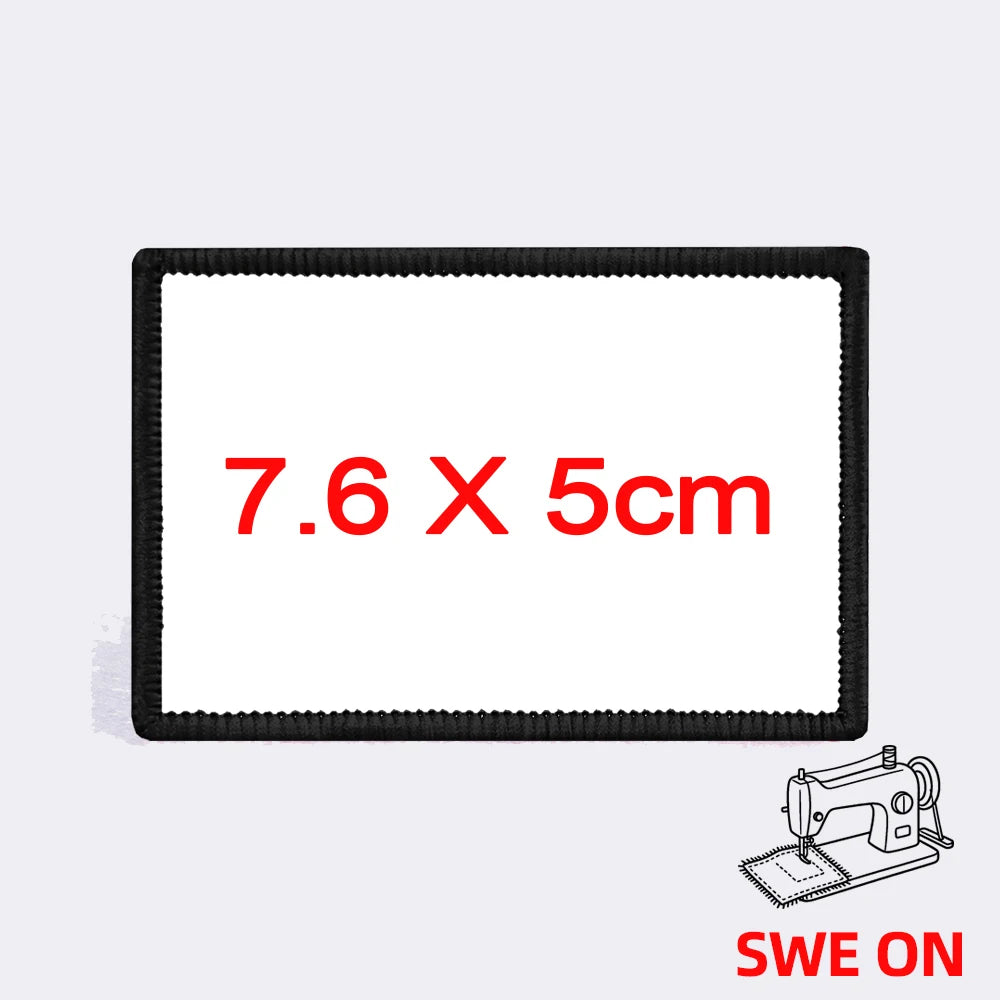 2 PCS Custom Make Your Own Personalized Morale Patch Add Your Photo, Logo, Text Hook and Loop/Sew On/Iron On