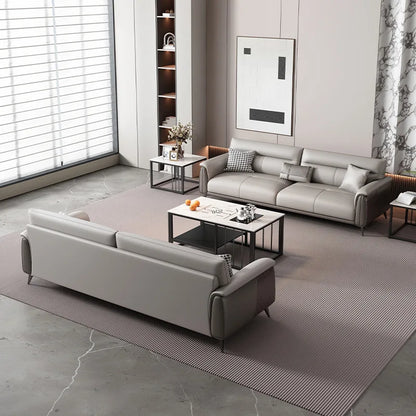 Office Sofa Business Reception Room Meeting Three Single Small Simple Modern Office Sofa Coffee Table Combination