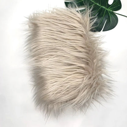 8cm Pile Length Imitation Fur Fabric Diy Cosplay Clothing Hairy Fur Fabric Bundle Long Hair Plush Fabrics By Meters Liquidations