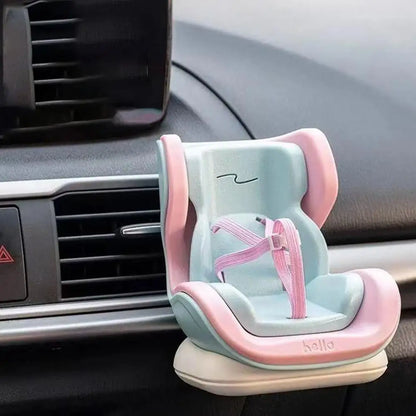 Dolls Accessories For Labubu Mini Plush Car Seat Safety Seat with Car Air Vent Ornament Car Decoration