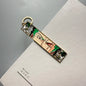 Anime Metal Hollow Out Keychains Bookmark Cute Jet Manga Fashion Bag Key Tag Jewelry Accessory Key Ring Holder Gift Anime