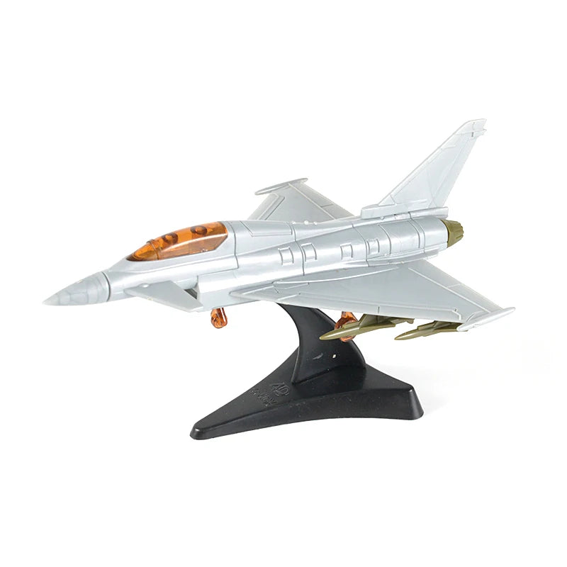 4D 27 Styles 1:144 Fighter Assembly Model Plastic Glue Free Plane Armed Helicopter Reconnaissance Aircraft Model Toy