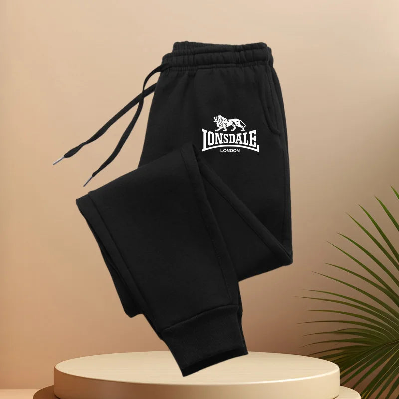 Modern Fit Jogger Sweatpants for Men Elastic Waist, Sports Tapered Trousers Great Street Gym Daily Wear