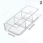 Transparent Makeup Puff Storage Holder Egg Shape Air Cushion Puff Organizer Desktop Makeup Display Box for Beauty Tools