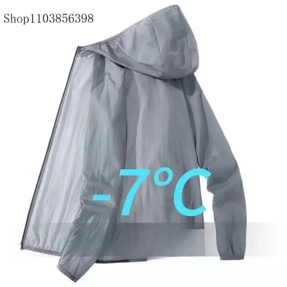 Men's Sunscreen Jacket Summer High Quality Casual Windbreaker Jacket Breathable Waterproof Outdoor Jacket Sunshine Proction