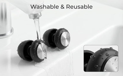 XYM Silicone Soundproof  Anti Noise Bullet Type Earplugs Portable Sports, Sleep  Noise Reduction Silicone Earplugs Reusable