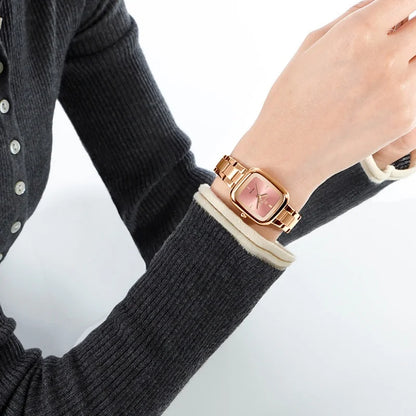 NAVIFORCE Women Quartz Watch Retro Fashion 3ATM Waterproof Stainless Steel High Quality Durable Elegant Daily Ladies Wristwatch