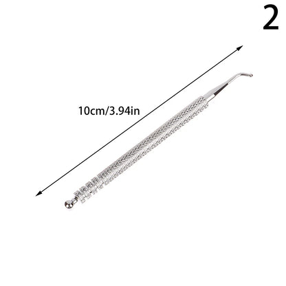 1Pcs Acupuncture Point Probe Stainless Steel Auricular Point Pen Beauty Ear Reflex Zone Massage Needle Detection Health Care