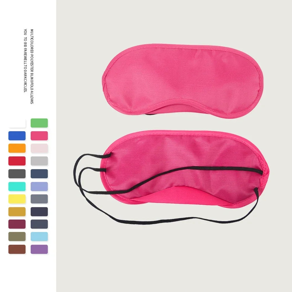 Silk Sleep Eye Mask Padded Shade Eye Cover Patch Sleeping Mask Eyemask Blindfolds Travel Relax Rest Women Men