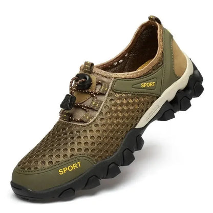 Breathable Mesh Summer Men Platform Sneakers Lightweight Casual Loafers Shoes for Running Tennis Hiking Outdoor Daily Wear