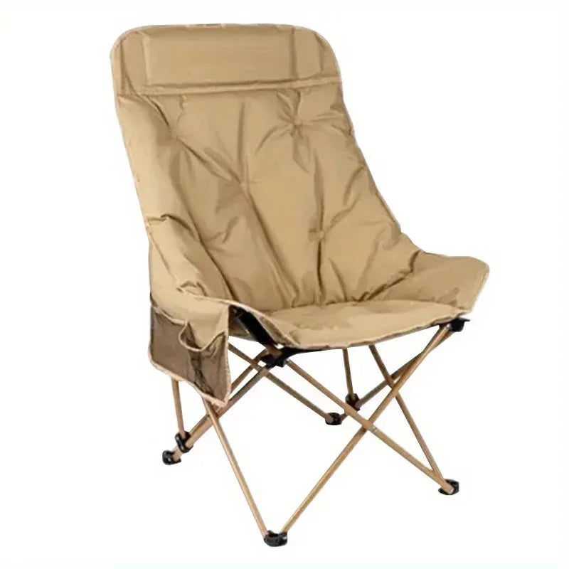 High Back Moon Chair Outdoor Barbecue Picnic Bining Table And Chair Set Portable Folding Chair Camping Chairs Beach Chair