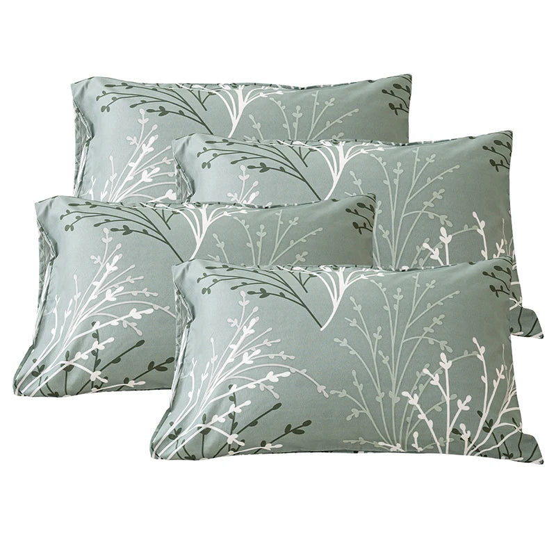 2pcs/4pcs Floral Pattern Pillow Cover Set (Pillow Inner Not Included), Soft & Comfortable, Suitable For All Seasons