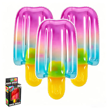 Needoh Ice Cream Squishy Toy Squeeze Toy Sensory Fidget Toy Portable Stress Relief Gadget for Office Home Daily Festival Gifts