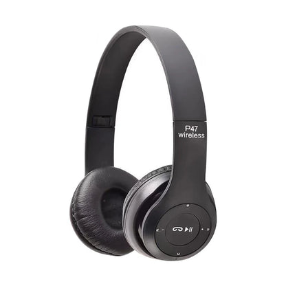 Fone Wireless Bluetooth Headphones HIFI Stereo Foldable P47 Earphones Kid Helmet Gift With Microphone Support SD Card For iPhone