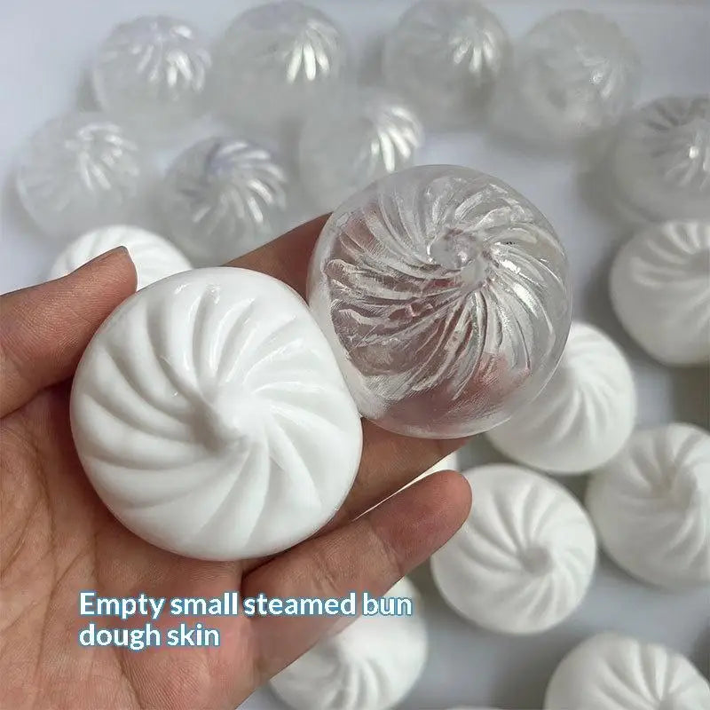 Dumpling Stress Ball Shell DIY Kit 1/5/10Pcs Stress Relief Toy Home Travel Decor For All Ages