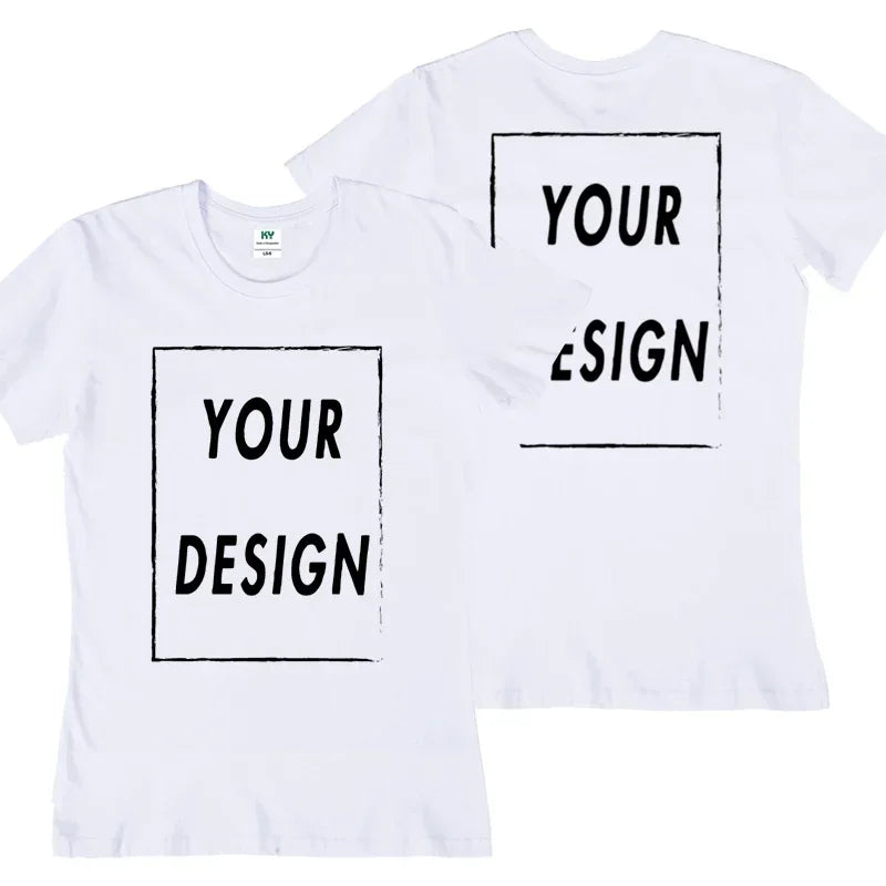 Bestseller Custom T-Shirt: Design Your Own Front & Back | Premium Unisex Tee for Couples, Teams & Events