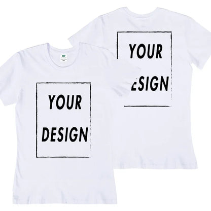Bestseller Custom T-Shirt: Design Your Own Front & Back | Premium Unisex Tee for Couples, Teams & Events