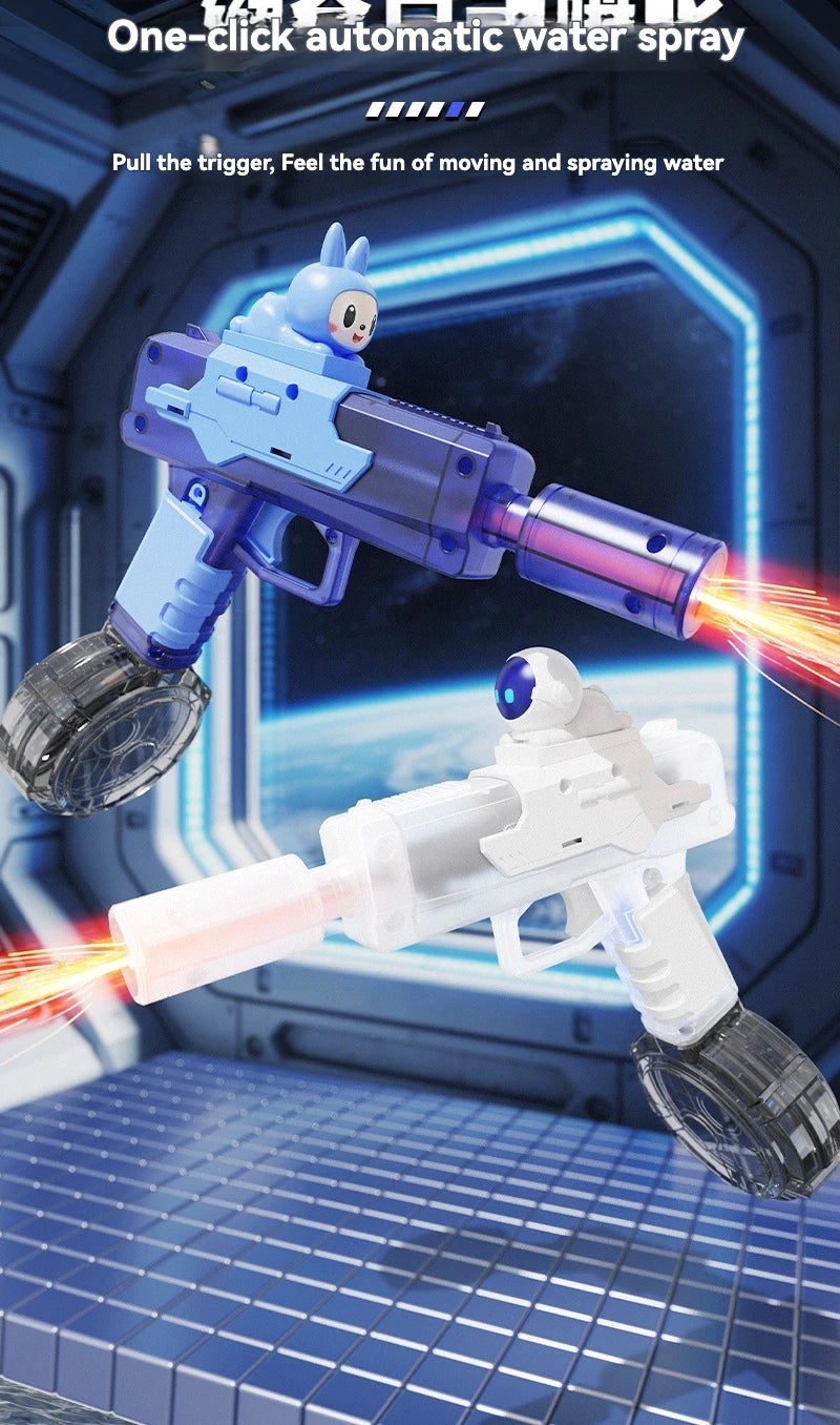 Latest Ice Mouse Electric Water Gun Pulse High Pressure Strong Range, Long Range Continuous Launch Children's Toy Water Splashin