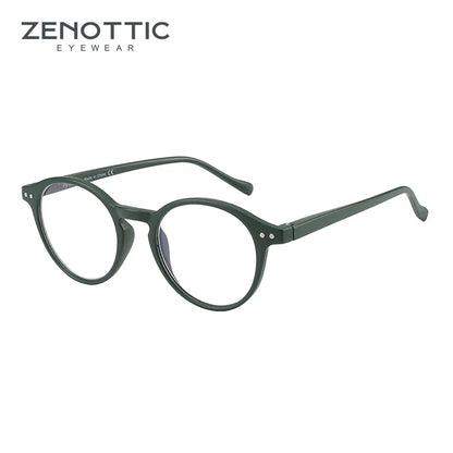 ZENOTTIC 2026 Retro Reading Glasses Anti Blue Light Blocking Readers Fashion Lightweight Eyeglasses Women Men Diopter 0 to 4.0