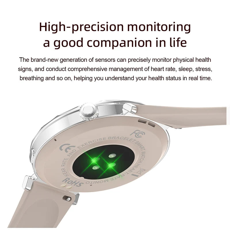 LIGE 2025 Smart Watch Women Full Circle Touch Screen Bluetooth Call Men Smartwatch Waterproof Sport Activity Fitness Watch Women