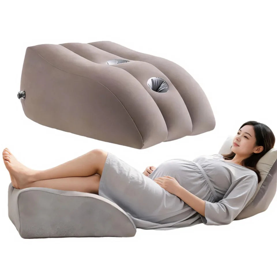 inflatable Wedge Pillow-leg Lift Elevation Pillow For Home Travel Marine Pattern Body Support Deep Sleep Foot Rest Bed Cushion