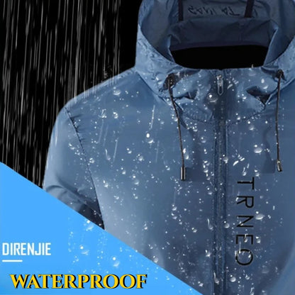 Outdoor Fashion Thin Sports Coat Men Mountain Climbing, Travel, Fishing, Camping, Waterproof Sun-protective Hooded Skin Clothing