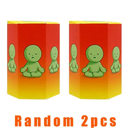 Gift A Multiple Series Noctilucent Green Doll Blind Mystery Box Action Figures Decoration Desktop Model Toy For Surprise