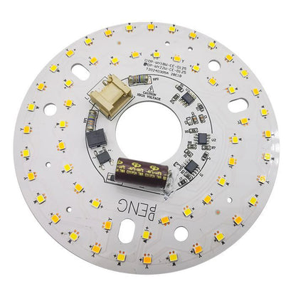 LED Ring Panel Circle Light AC 110V/220V 15/18/24W Replacement Round Ceiling Board Circular Lamp Board Ceiling Fan LED Module