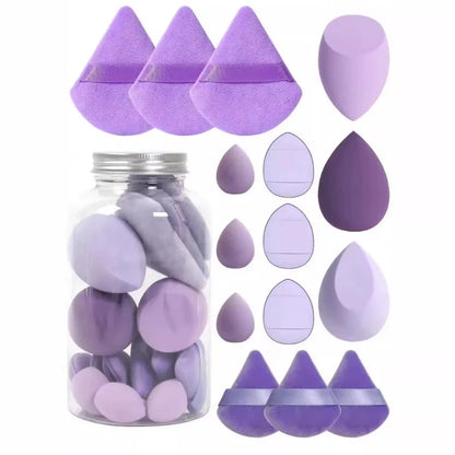 12/15Pcs Makeup Sponge Cosmetic Puff Foundation Sponges Blender Beauty Egg Powder Puffs Women Make Up Accessories Makeup Tools