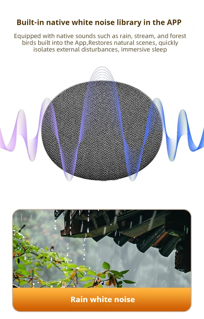 Bluetooth 6.0 Pillow Speaker for Sleeping, Wireless MP3 Music Player for Sleeping Ultra-Thin Under Pillow Sound Machine