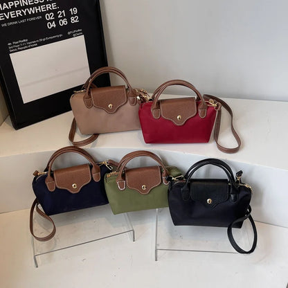 Retro Casual Fashion Ladies Shoulder Bag Stylish Trendy Crossbody Bag Quality Small Square Bag Urban Minimalist Style Polyest...