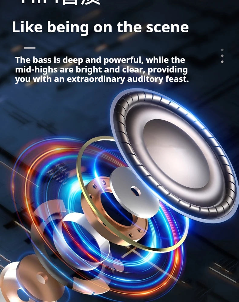 A50 AI Real Time Translation Earbuds 164 Languages Bluetooth 6.0 Wireless Smart Touch Control Clear Call Headphones