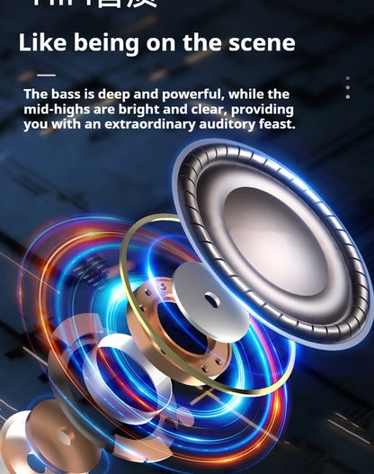 A50 AI Real Time Translation Earbuds 164 Languages Bluetooth 6.0 Wireless Smart Touch Control Clear Call Headphones