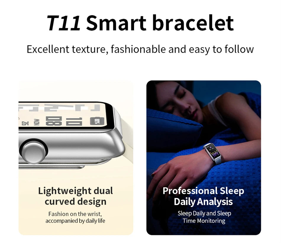 LIGE Fashionowy Smartwatch z Pełnym Ekranem Dotykowym Męski Damski Przypomnienie o Połączeniach Bransoletka Damska 100+ Trybów Sportowych Monitor Tętna Smartwatch