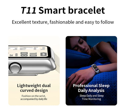 LIGE Fashionowy Smartwatch z Pełnym Ekranem Dotykowym Męski Damski Przypomnienie o Połączeniach Bransoletka Damska 100+ Trybów Sportowych Monitor Tętna Smartwatch