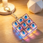 Cat Claw/Gyro Button Decompression Toy Mechanical Keyboard Shaft Tester Luminous Keyboard Keychain for Pressure Release