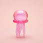 3 Colors Jellyfish Squishy Toy Set Soft Silicone Anti-Stress Squeeze Toy Cute Ocean Animal Fidget Toy for Party Favors Slow