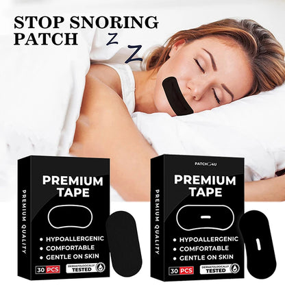 30Pcs Anti-Snoring Mouth Tape, Nasal Strips for Mouth Breathing Snore Prevention