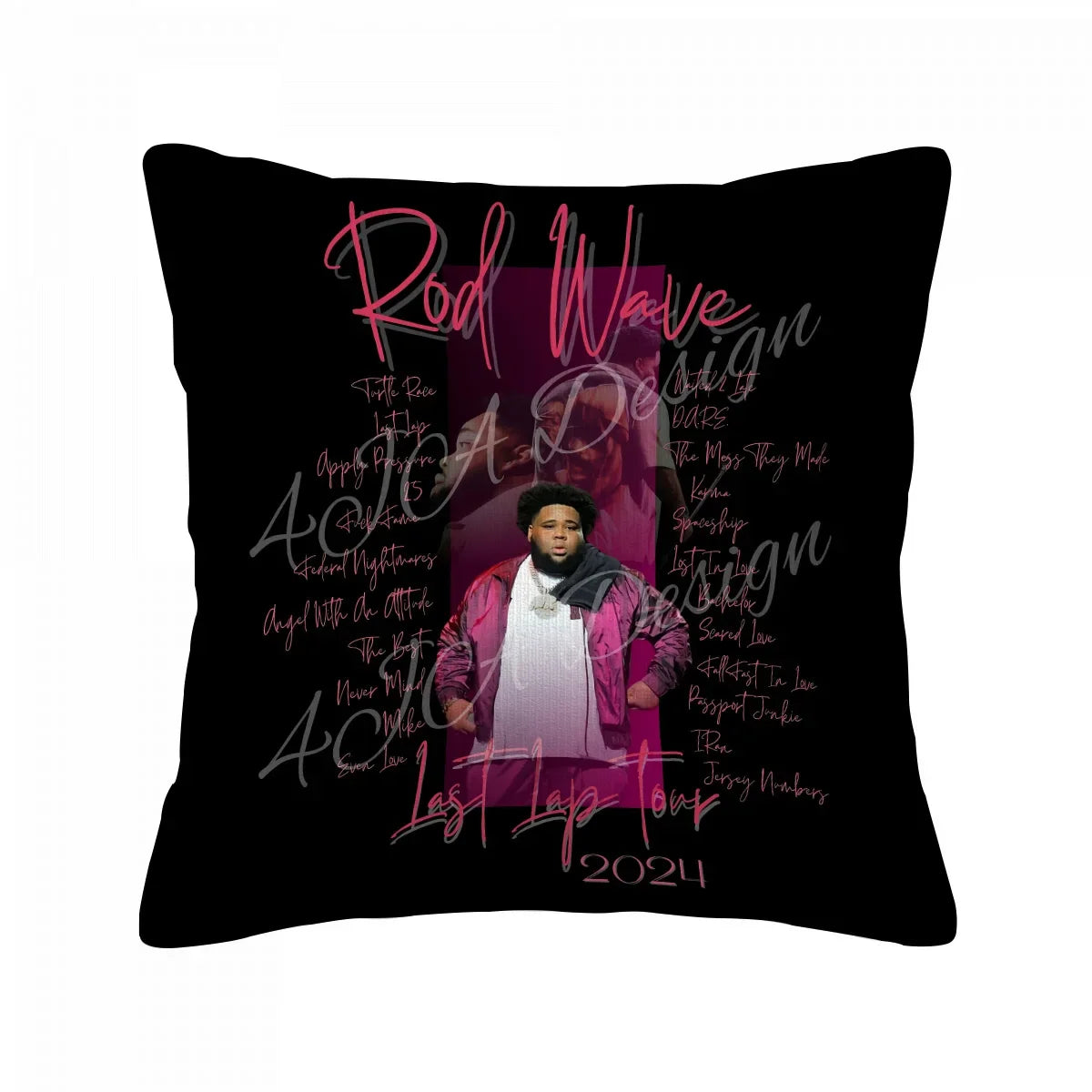 Hip Hop Rapper Rod Wave Pillowcase Pillow Covers Decorative Cushions Cover Sleeping Pillows Room Decorating Items Anime Home