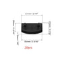 12/20pcs Replacement Fixing Bed Slat Caps Securing Firm Bed Slat Holder Center Cap Holder 12/20pcs