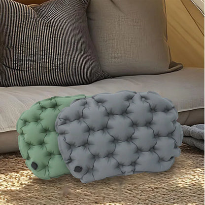Portable Inflatable Outdoor Moisture-Proof Seat Cushion Travel Camping Sitting Pad Foldable Mattress Seat for Home Office